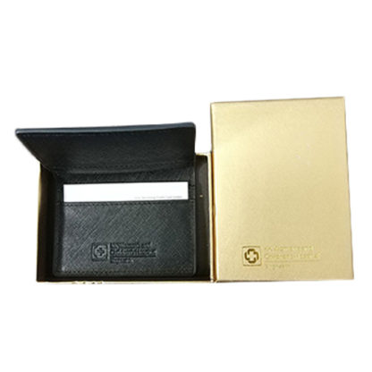 Leather Card Holder with Box