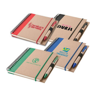 Small notebook with pen