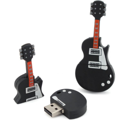 2GB PVC Guitar USB