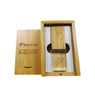 Crystal USB with Wooden Box
